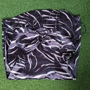 Zara Mini Dress Zebra Print Spaghetti Strap Party Cocktail Dress XS‎